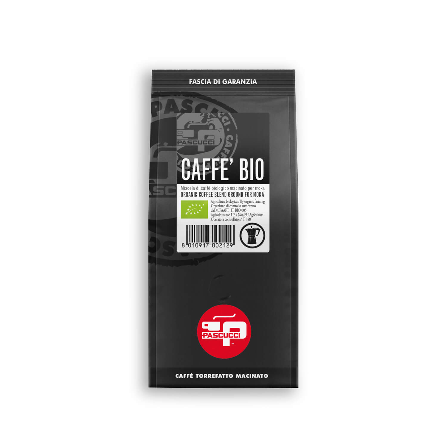 PASCUCCI CAFFÈ BIO MACINATO MOKA 250 G