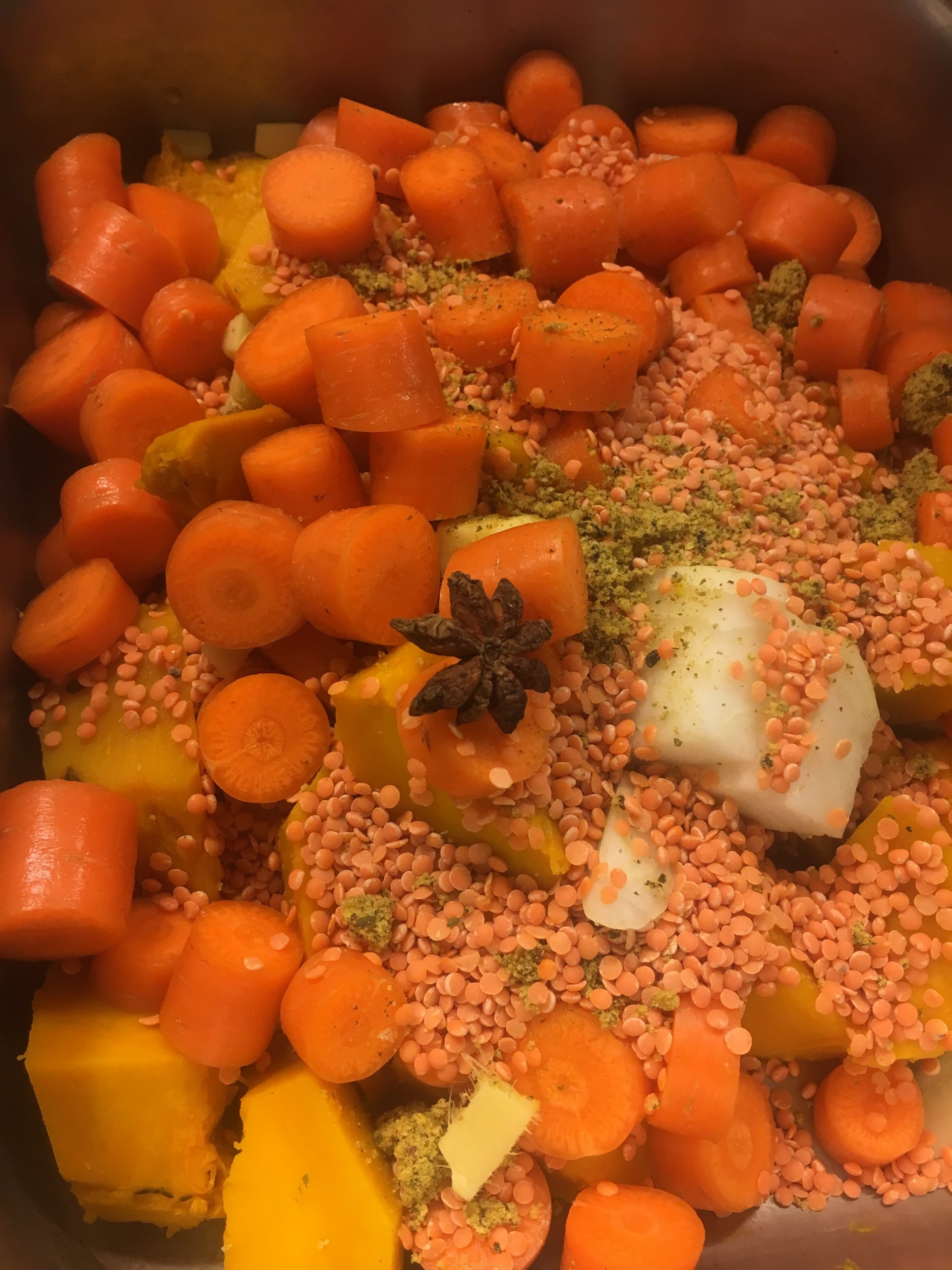 Vellutata di zucca e carote