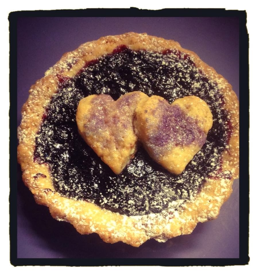 Crostatina ai mirtilli Vegan